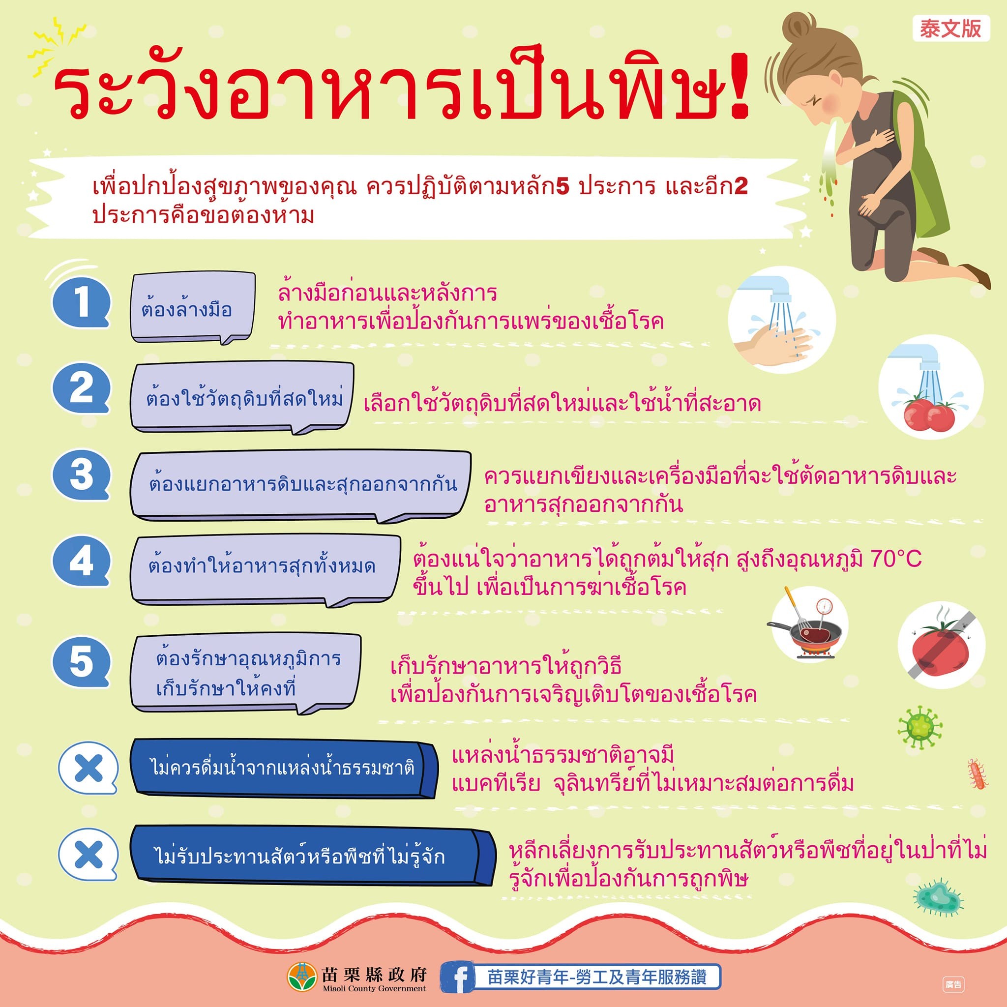 預防食品中毒 落實五要二不原則的第5張圖片