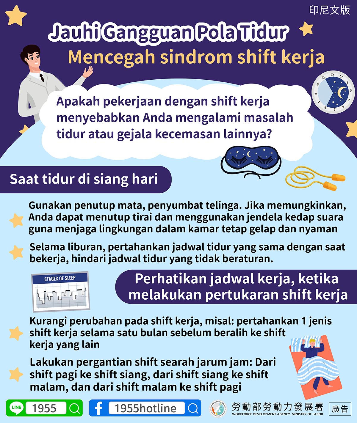 遠離睡眠障礙 預防輪班症候群-多國語言版的第3張圖片